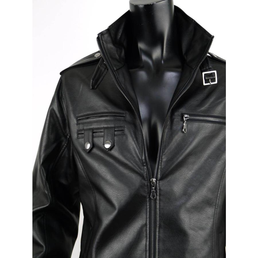 ライダースジャケット メンズ 革ジャン レザー ライダース ジャケット