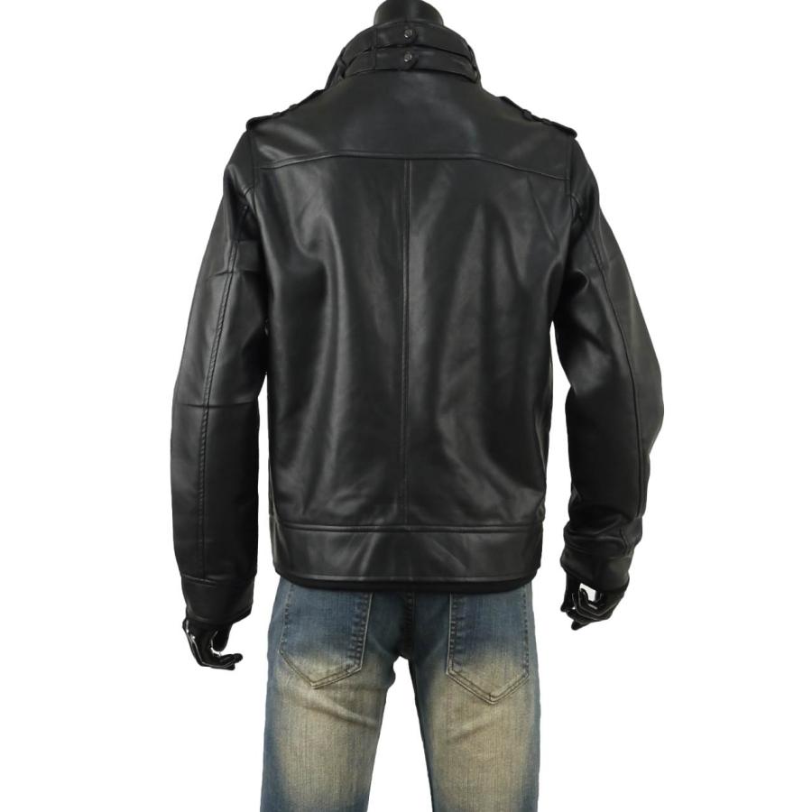 レザージャケット メンズ 革ジャン ライダースジャケット ブルゾン 合成皮革 フェイクレザー 916500A レザージャケット メンズ 革ジャン ライダースジャケット ブルゾン