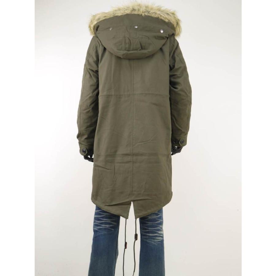 モッズコート ボア ライナー メンズ 冬 ミリタリーコート ロングコート