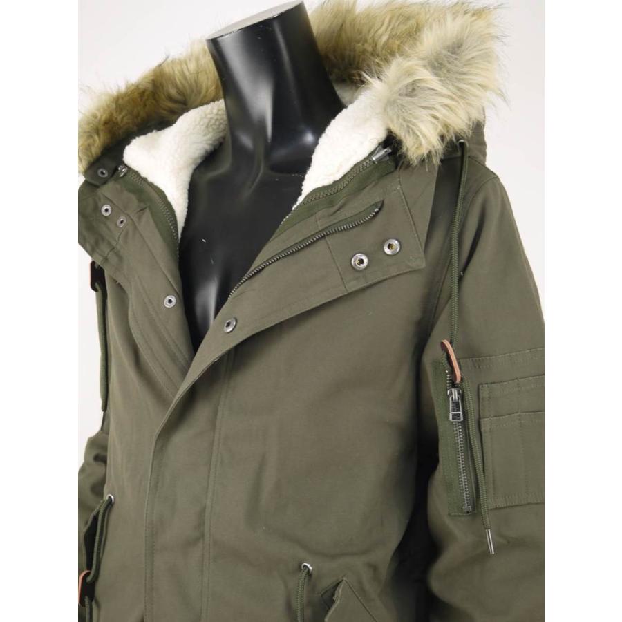 モッズコート ボア ライナー メンズ 冬 ミリタリーコート ロングコート