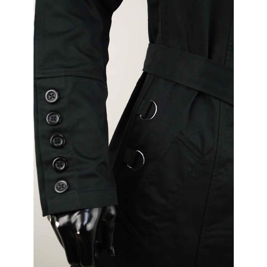 トレンチコート メンズ ロングコート ゴシック系 ビジュアル系