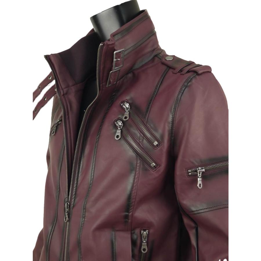 レザージャケット メンズ ライダースジャケット ライダース 革ジャン