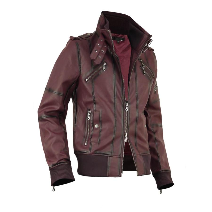 レザージャケット メンズ ライダースジャケット ライダース 革ジャン