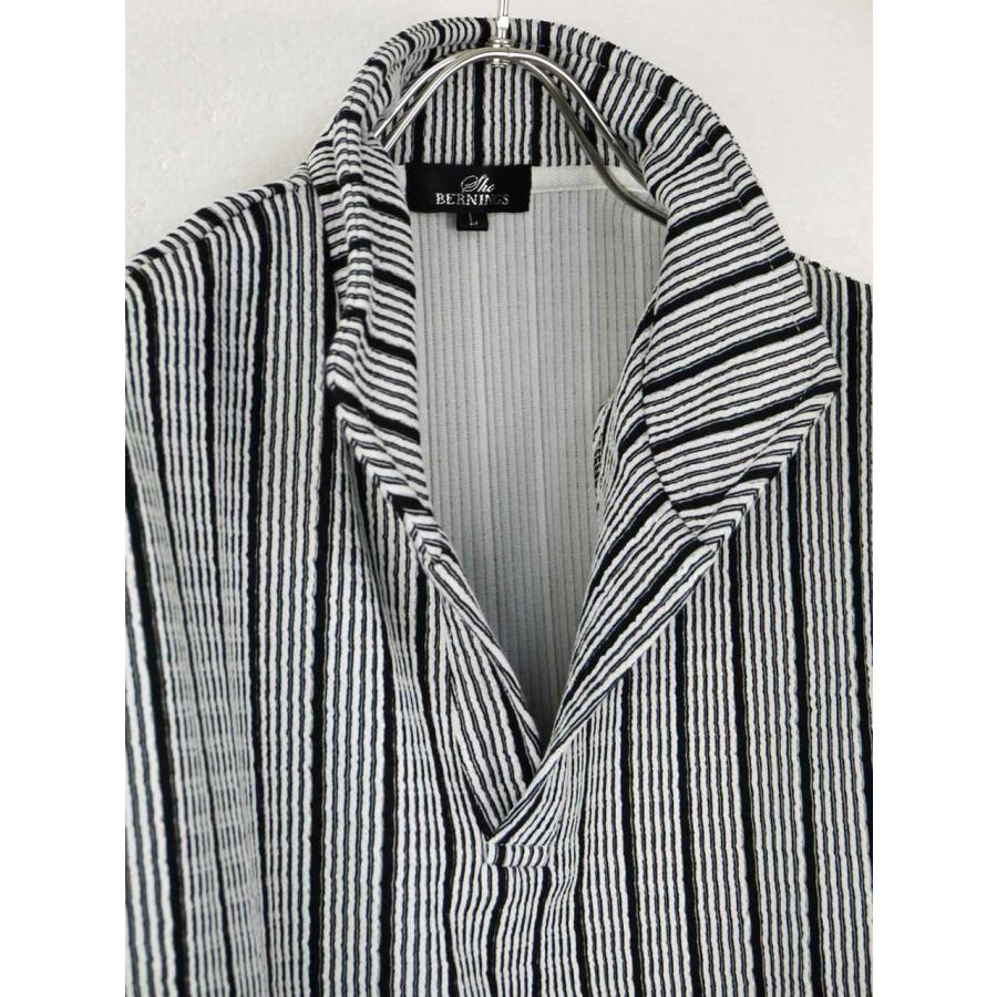 ポロシャツ メンズ イタリアンカラー 半袖 立ち襟 襟ワイヤー サマーシャツ スキッパーシャツ B050524-05｜rag001｜06