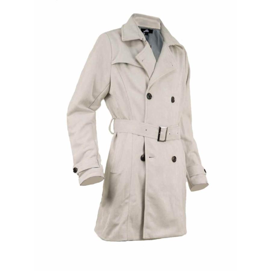 トレンチコート メンズ スウェード ロングコート スエード 秋冬 厚手 お洒落 大人 ビジネス B051107-01 トレンチコート メンズ スウェード ロングコート スエード 秋冬 厚手