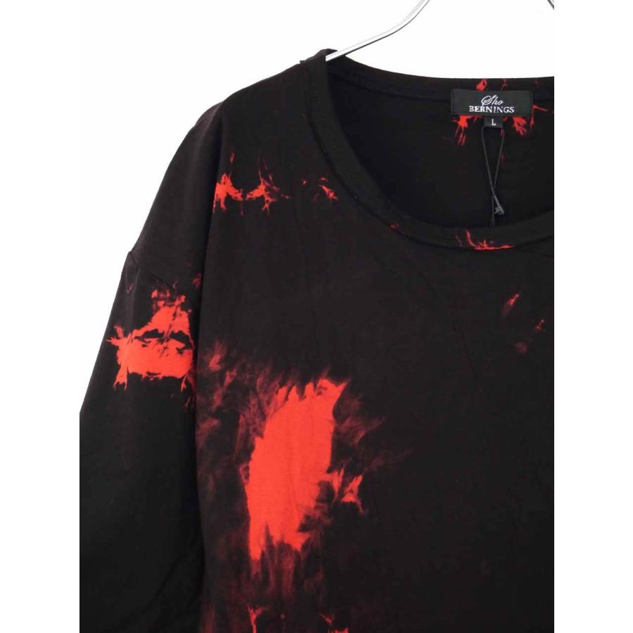 Tシャツ タイダイ メンズ ムラ染め ダメージ加工 クラッシュ トップス