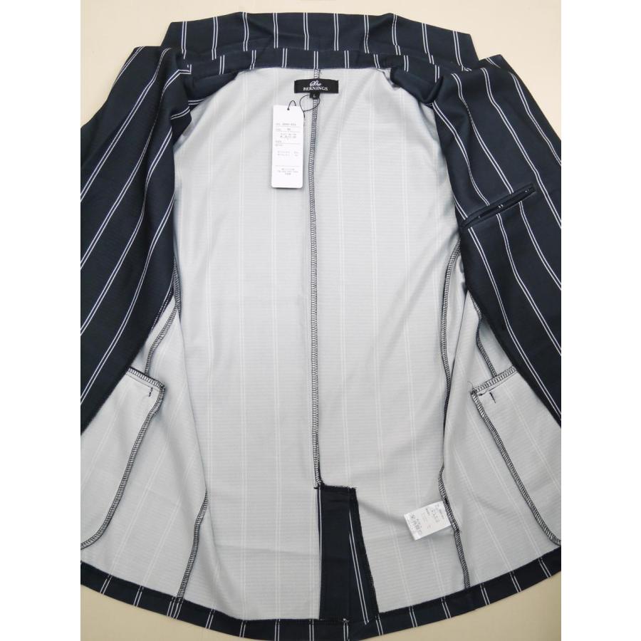 テーラードジャケット メンズ ストライプ ストレッチ ジャケット 大人