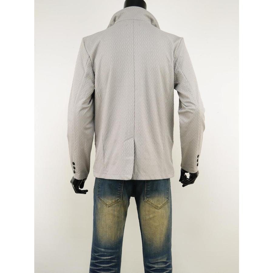 イタリアンカラージャケット メンズ スタンドカラー 立ち襟 ストレッチ