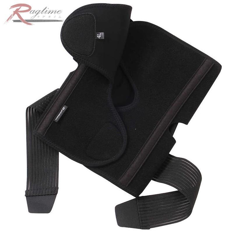 4Lサイズ 大きいサイズ ひざ用 サポーター 1枚入り 左右兼用 アクア