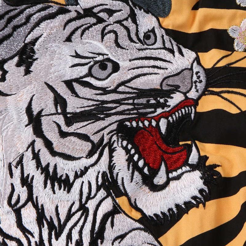 ダボシャツ 大きいサイズ メンズ 信長 虎 威嚇 アニマル柄 和柄シャツ 総柄シャツ C 21 C 21 Ragtime 通販 Yahoo ショッピング