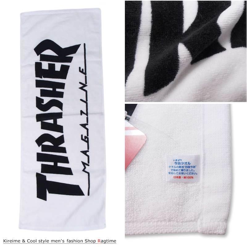フェイスタオル メンズ ブランド THRASHER 今治タオル 日本製