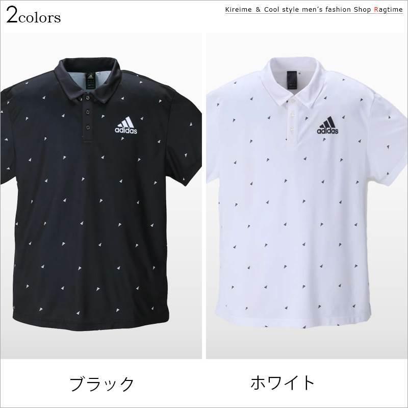adidas アイボリー ポロシャツ 半袖 アディダス ゴルフ 半袖 ポロシャツ GO-TO トーナルカモ