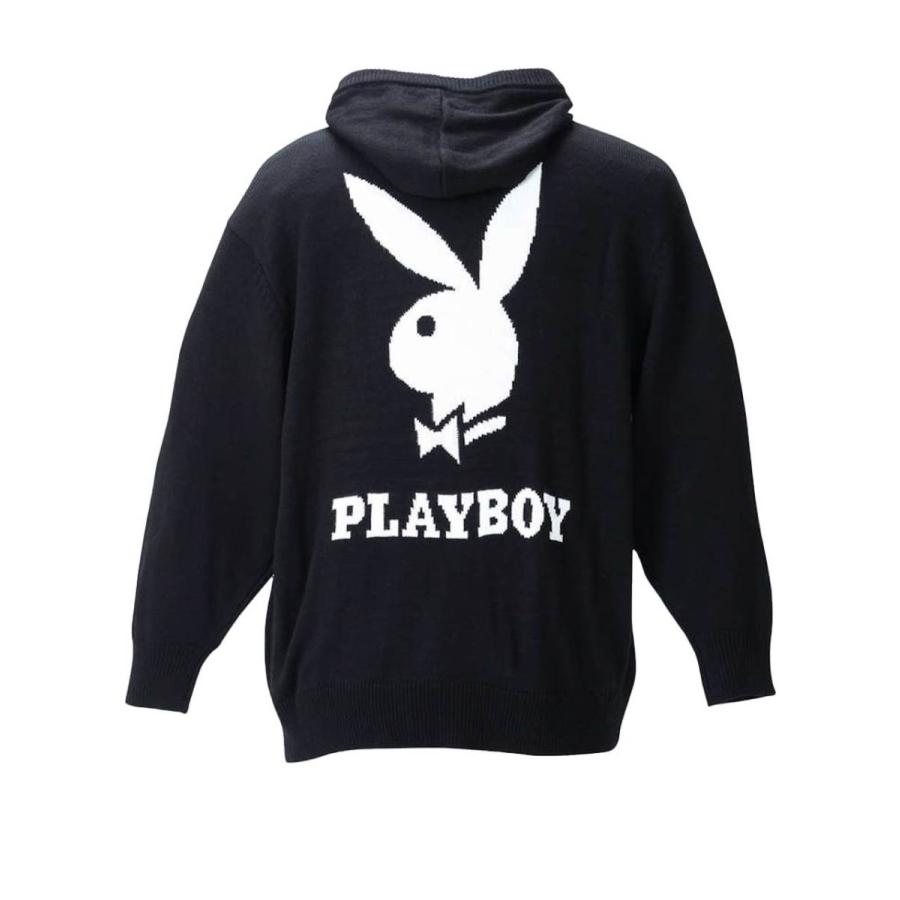 Playboy7 モチーフ　パーカー　XLサイズ プレイボーイ/PLAYBOY別注 メッシュ総柄グラフィックパーカー