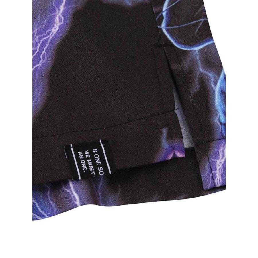 総柄シャツ 大きいサイズ メンズ DUCK DUDE アヒル キャラ デザイン