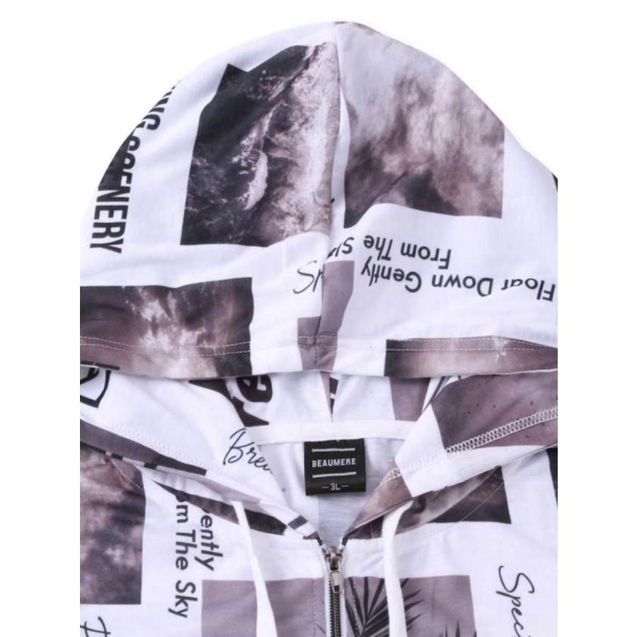 半袖パーカー Tシャツ 大きいサイズ メンズ アンサンブル 2枚組