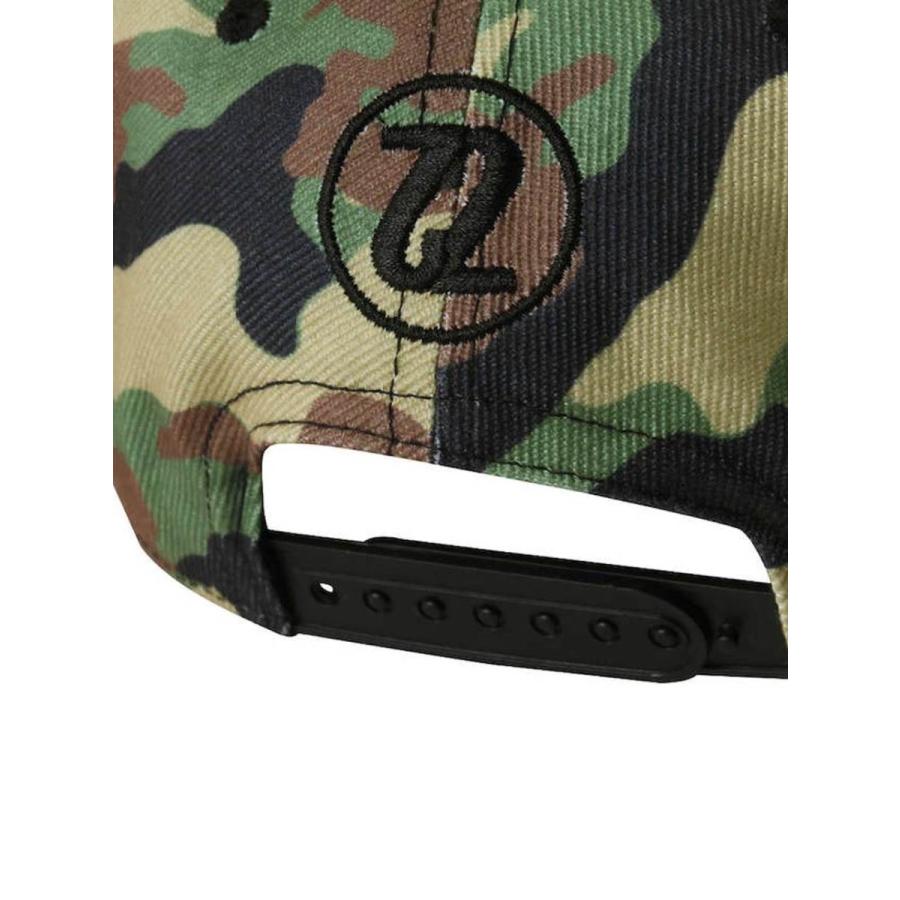 キャップ 大きいサイズ メンズ フラットバイザー カモフラ 迷彩柄