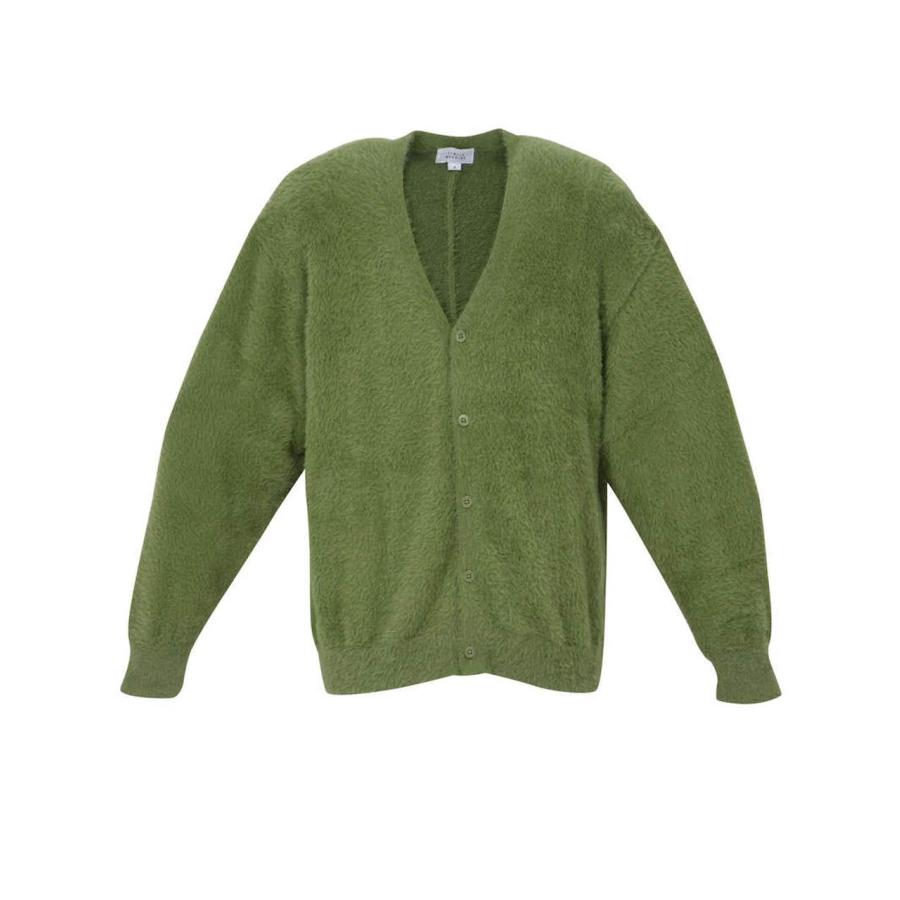 カーディガン シャギー ボア 大きいサイズ メンズ ファー フリース