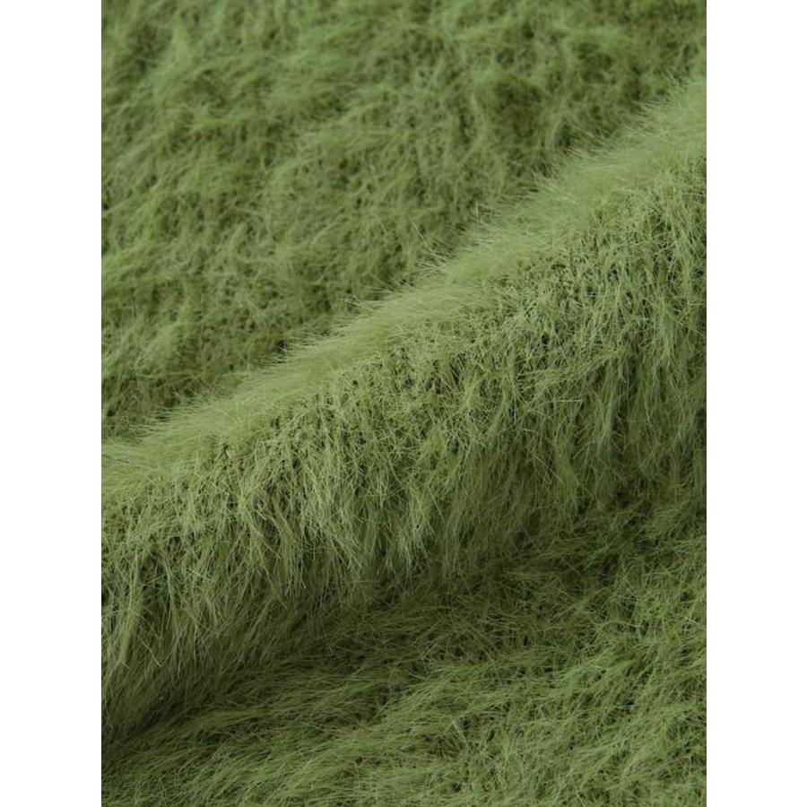 カーディガン シャギー ボア 大きいサイズ メンズ ファー フリース