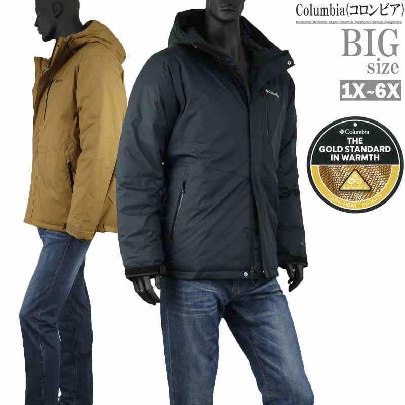 ジャケット 大きいサイズ メンズ 熱反射 保温 機能性 暖か Columbia ヒートインフィニティ C041025-01 ジャケット 大きいサイズ メンズ 熱反射 保温 機能性 暖か Columbia