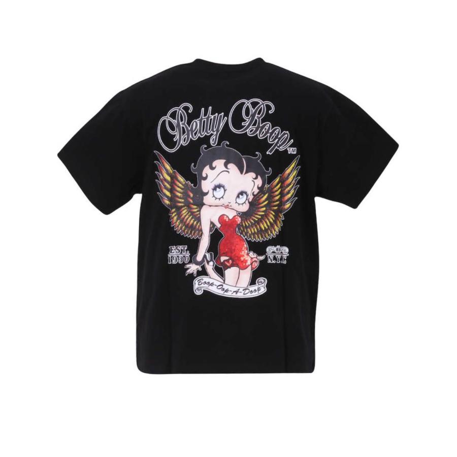 プリントTシャツ 大きいサイズ メンズ BETTY BOOP ベティブープ キャラ 