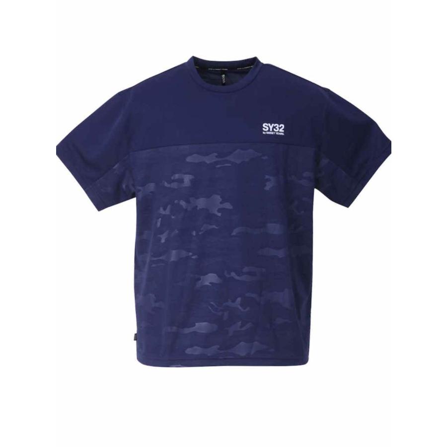 ロゴTシャツ 大きいサイズ メンズ SY32 プリントtシャツ カモフラ 迷彩