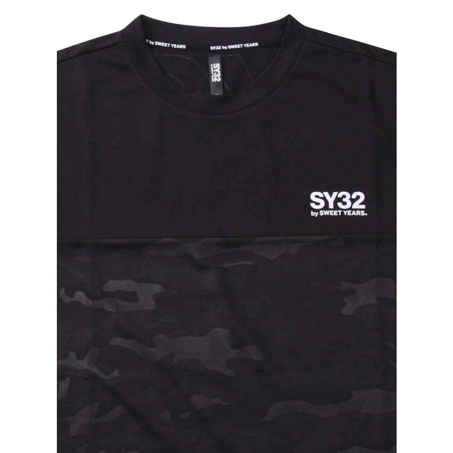 ロゴTシャツ 大きいサイズ メンズ SY32 プリントtシャツ カモフラ 迷彩