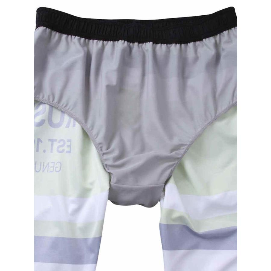 サーフパンツ 大きいサイズ メンズ 海パン 海水パンツ ボーダー RUSTY