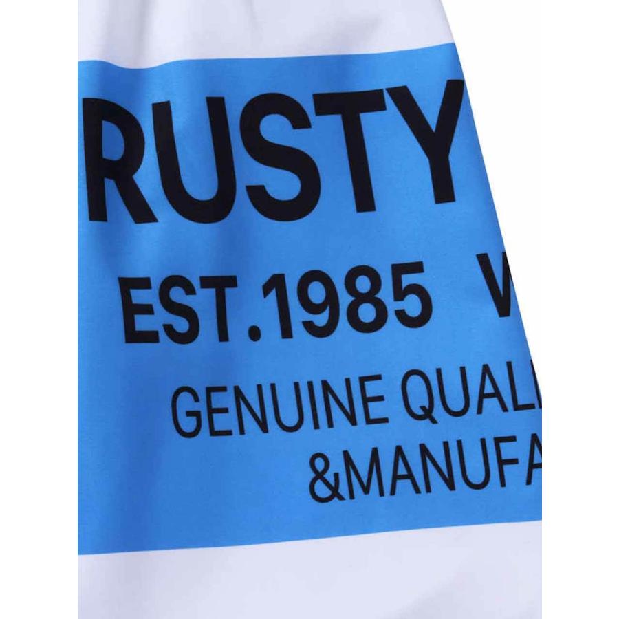 サーフパンツ 大きいサイズ メンズ 海パン 海水パンツ ボーダー RUSTY