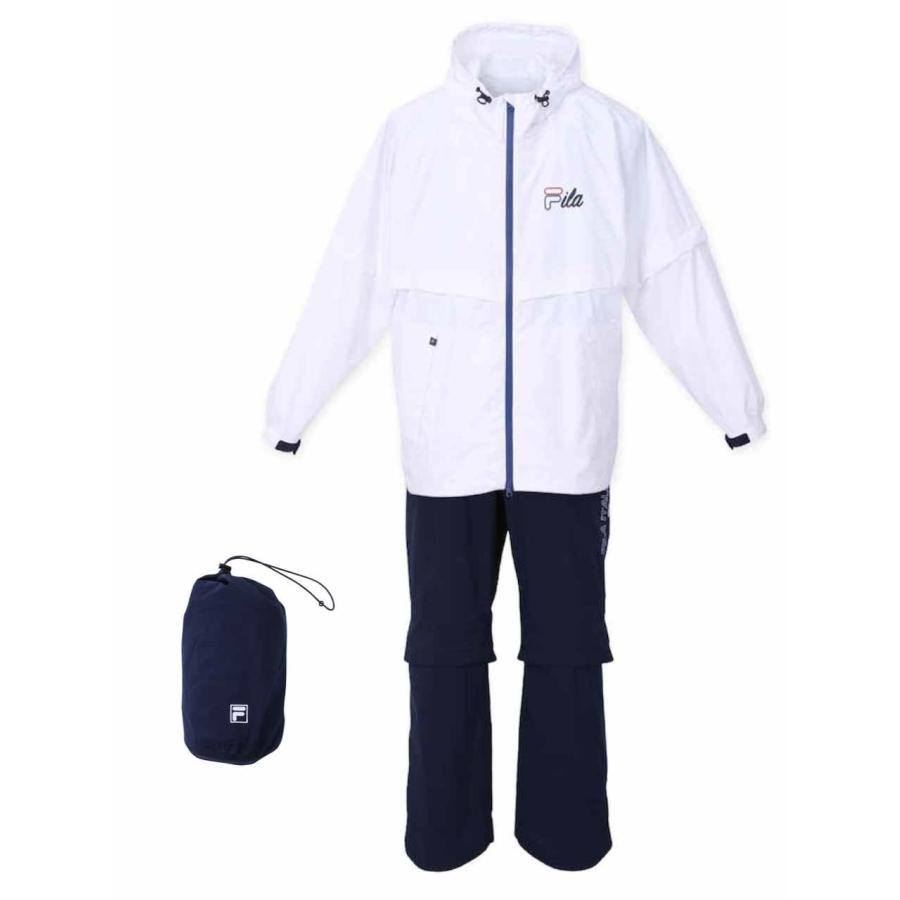 レインウェア 上下 大きいサイズ メンズ 合羽 レインコート FILA GOLF