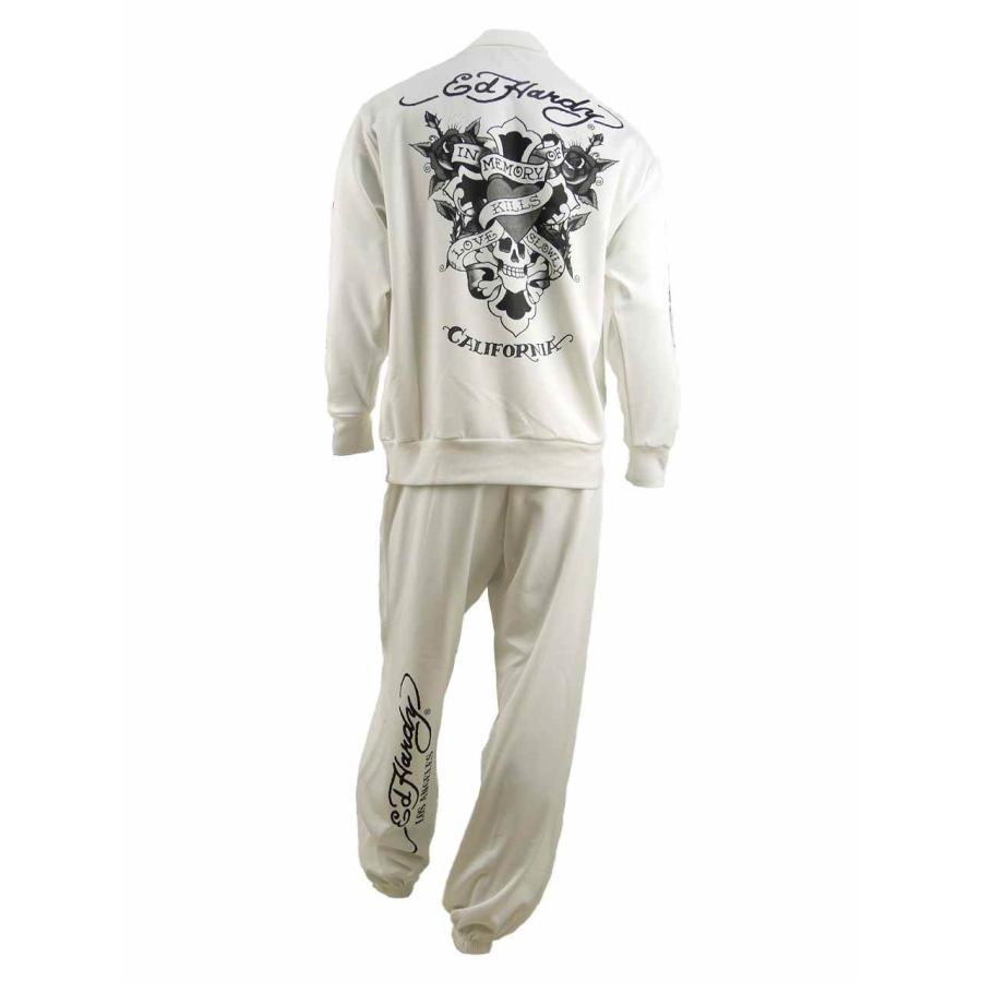 ジャージ 上下 大きいサイズ メンズ ドクロ スカル ED HARDY