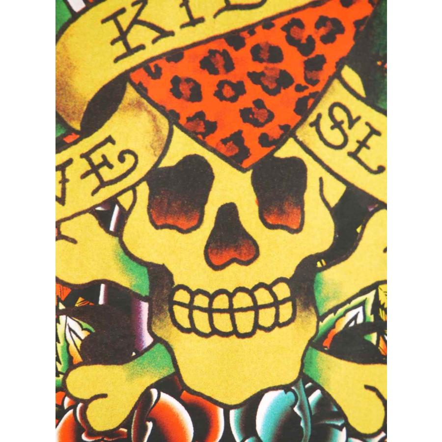 プリントTシャツ 長袖 大きいサイズ メンズ ドクロ スカル Ed Hardy