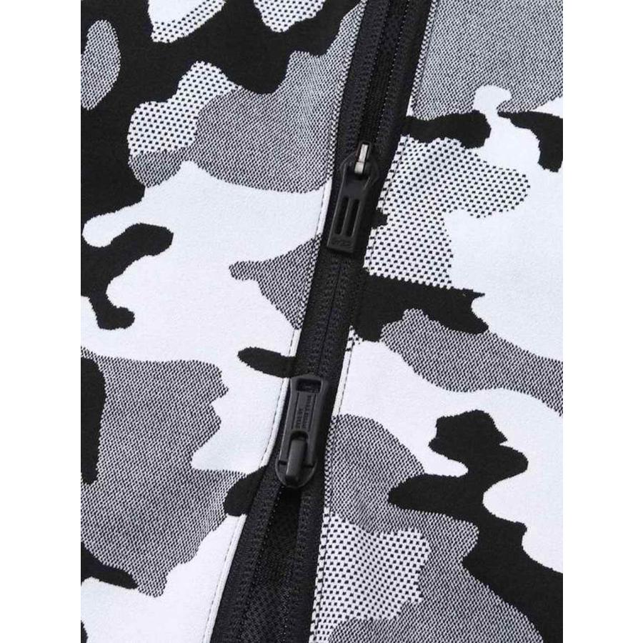 スウェットジャケット カモフラ柄 大きいサイズ メンズ 迷彩