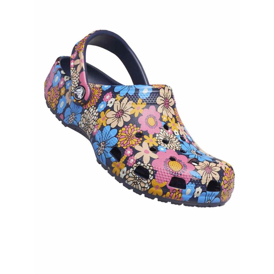 CROCS 大きいサイズ メンズ クロックス サンダル 花柄 総柄 CLASSIC