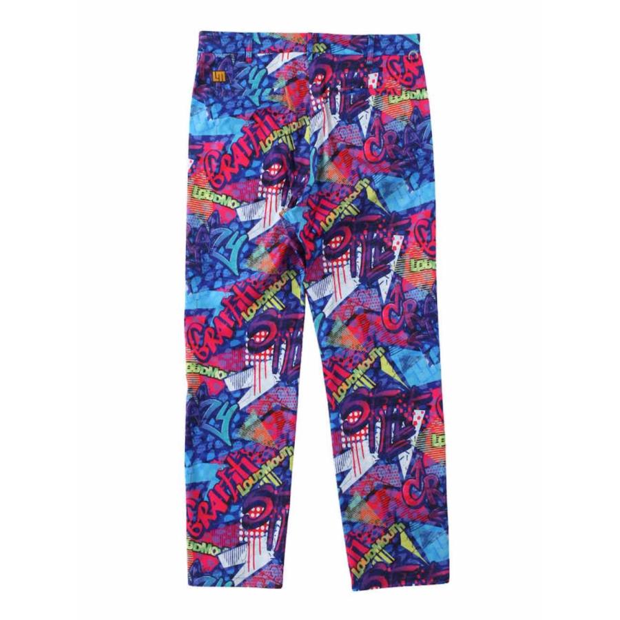 ストレッチパンツ 総柄 大きいサイズ メンズ LOUDMOUTH ラウドマウス