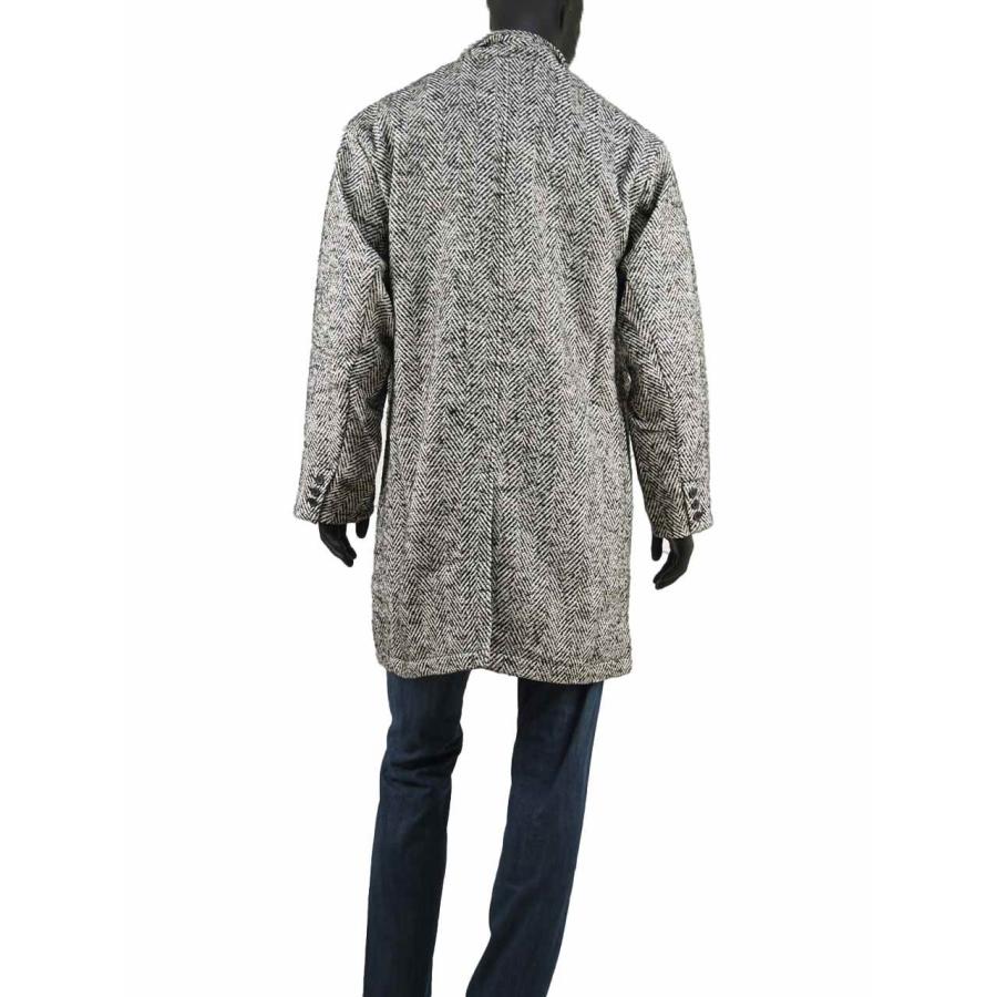 チェスターコート ツイード 大きいサイズ メンズ ロングコート IN THE