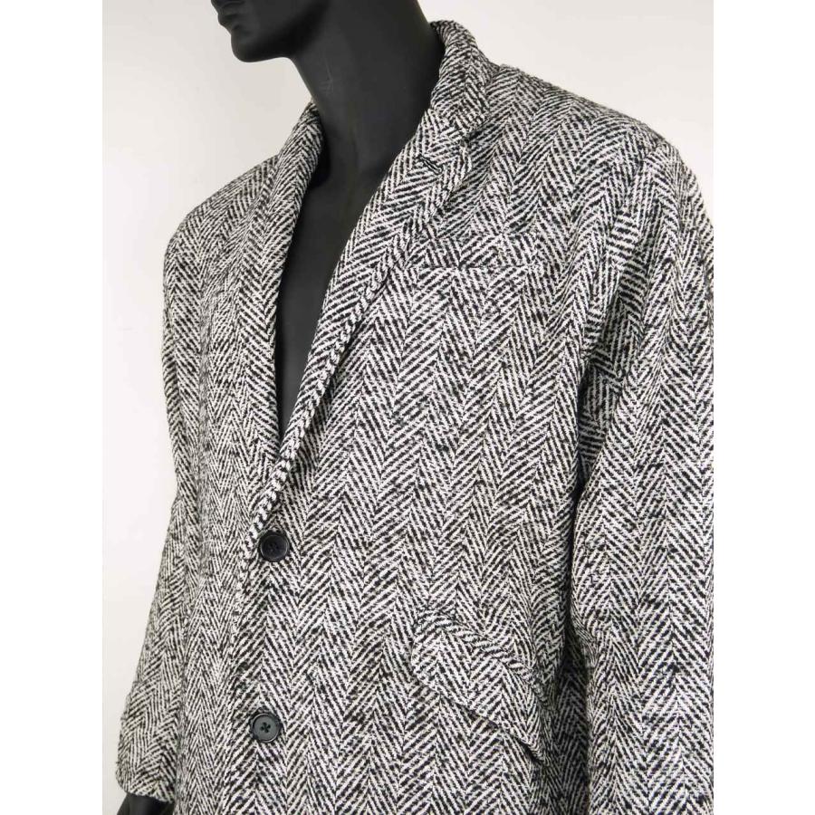 チェスターコート ツイード 大きいサイズ メンズ ロングコート IN THE