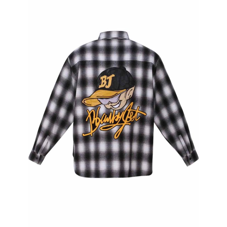 チェックシャツ 長袖 大きいサイズ メンズ Blanky Jet ブランキージェット 刺繍 胸ポケット C051019-02 チェックシャツ 長袖 大きいサイズ メンズ Blanky Jet ブランキー