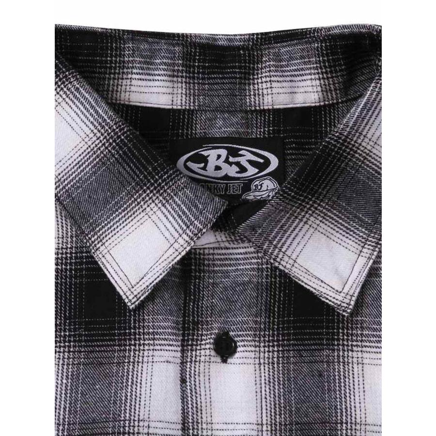 チェックシャツ 長袖 大きいサイズ メンズ Blanky Jet ブランキージェット 刺繍 胸ポケット C051019-02 チェックシャツ 長袖 大きいサイズ メンズ Blanky Jet ブランキー