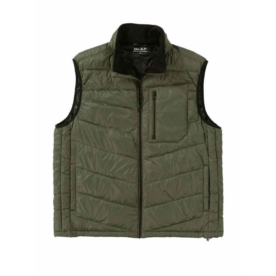 ヒーターベスト 大きいサイズ メンズ 電熱 暖か 中わたベスト 胸