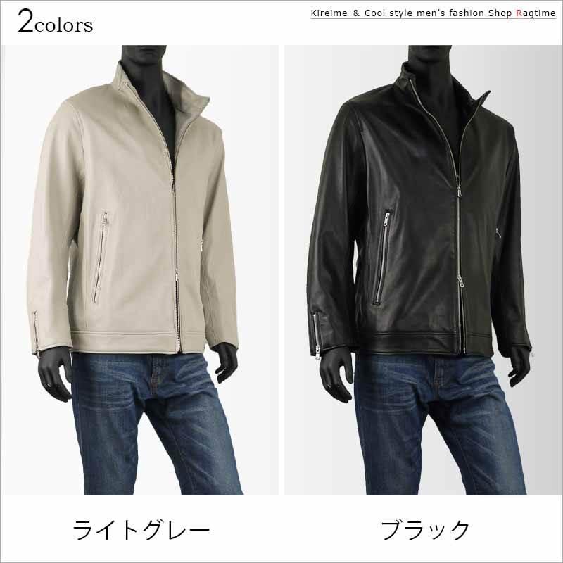 羊革ジャケット　アウター　メンズ レザージャケット 大きいサイズ メンズ 羊革 シープレザー TETE HOMME