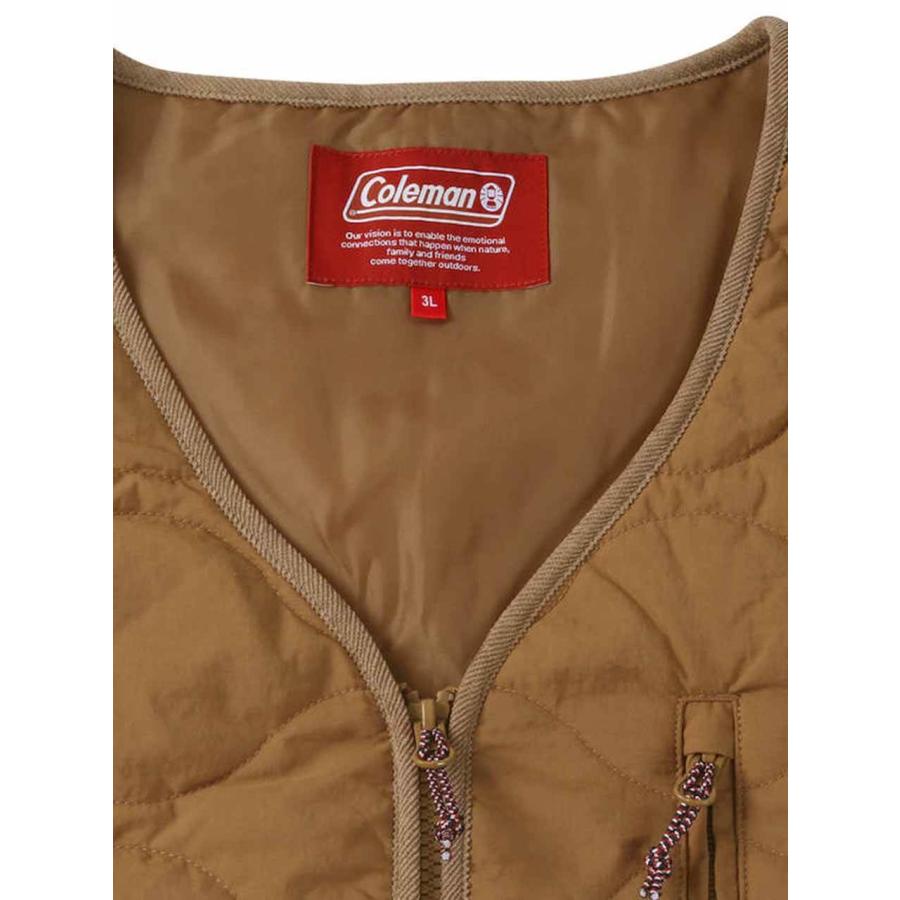 中綿ジャケット 大きいサイズ メンズ キルトジャケット Coleman キルティング 胸ポケット C051121-03_15