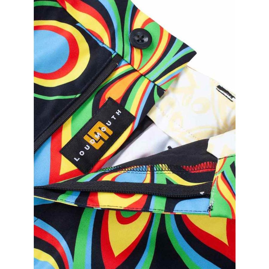 ストレッチパンツ 総柄 大きいサイズ メンズ LOUDMOUTH ラウドマウス