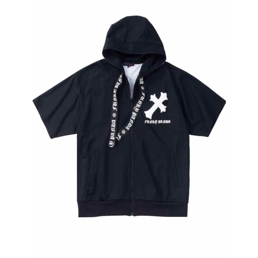 ジップパーカー 大きいサイズ メンズ FUNKY PANDA プリントパーカ