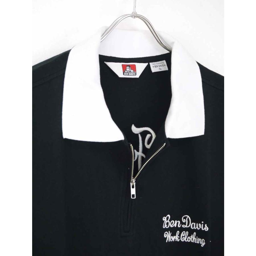 ボウリングシャツ 半袖 大きいサイズ メンズ BEN DAVIS ゴリラ 刺繍
