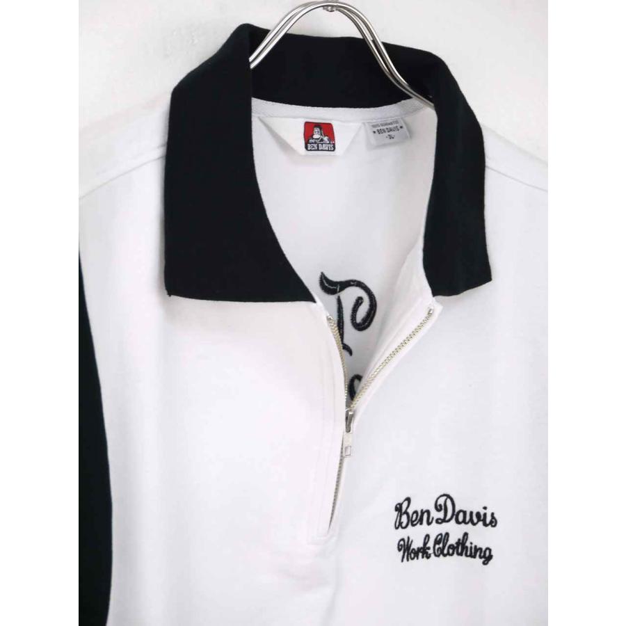 ボウリングシャツ 半袖 大きいサイズ メンズ BEN DAVIS ゴリラ 刺繍