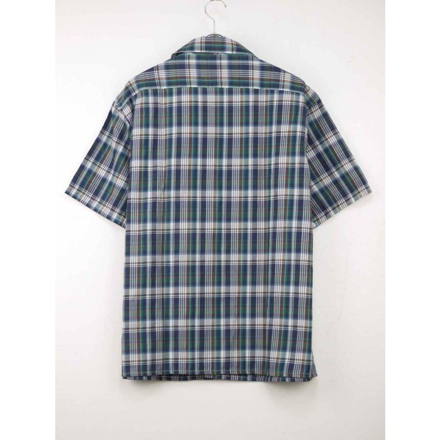 チェックシャツ 半袖 大きいサイズ メンズ オープンカラー 開襟シャツ サマーシャツ OUTDOOR C060419-04｜rag001｜09