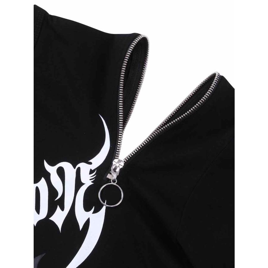 寝田ルネ Tシャツ 大きいサイズ メンズ PSYCHO NATION サイコ プリントT ショルダーファスナー C060522-06 寝田ルネ Tシャツ 大きいサイズ メンズ PSYCHO NATION サイコ プリント