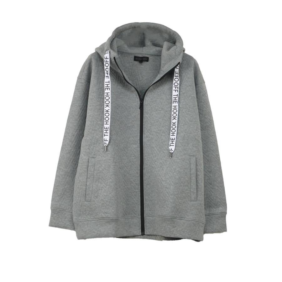 パーカー 大きいサイズ メンズ ダンボールニット ダイバーボンディング