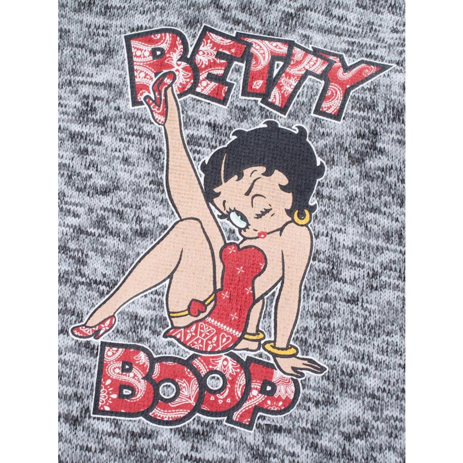 フリースパーカー BETTY BOOP 大きいサイズ メンズ ジップパーカ 厚手