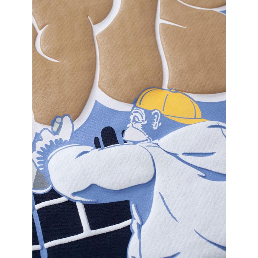 トレーナー BEN DAVIS 大きいサイズ メンズ スウェット エンボス 発泡